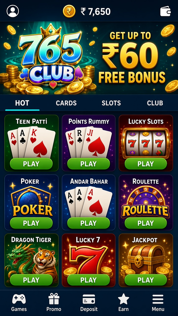 765 Club app screenshot 2