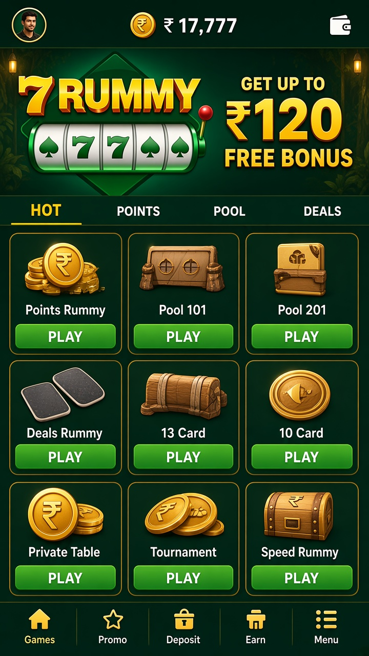 7 Rummy app screenshot 2