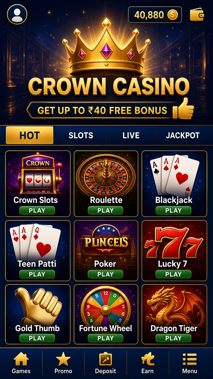 Crown Casino app screenshot 2